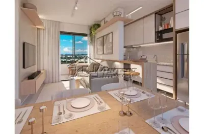 Apartamento na planta com 2 dormitórios, sendo 1 suíte