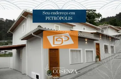 Casa à venda em petrópolis. mosela, imóvel com 3 quartos, dentro do condomínio, residencial cosenza.