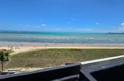 Apartamento pé na areia no vivere resort, 93m², ponta de campina- cabedelo - pb
