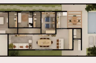 Casa para venda em holambra, residencial europa, 3 dormitórios, 1 suíte, 2 banheiros, 1 vaga