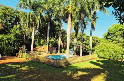 Chácara 4500 m2 e refúgio natural no parque tarumã em maringá, à 11 min. da catedral