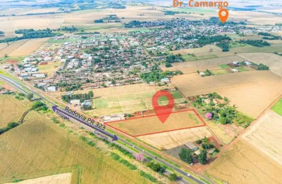 Lote industrial/comercial – rodovia pr 323, doutor camargo - pr. área 18.500 m², a 30 km de maringá. valor: r$ 85,00/m²