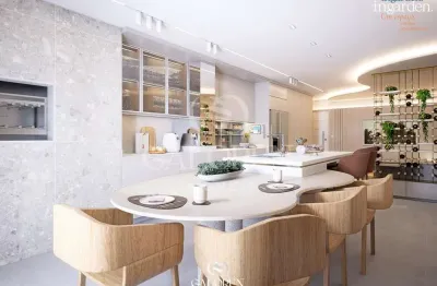 Lançamento na av. brasil  ingarden residence, 3q, torre única com lazer completo