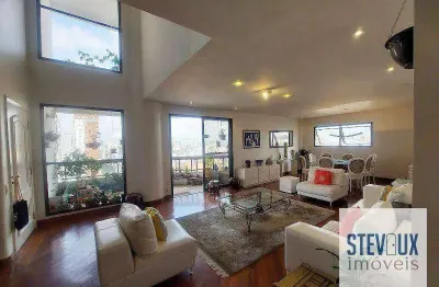 Cobertura com 4 dormitórios à venda, 358 m² por r$ 4.000.000,00 - moema - são paulo/sp