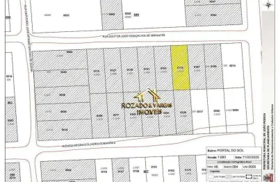 Terreno à venda, 384 m² por r$ 395.000, em rua calçada - portal do sol - joão pessoa/pb