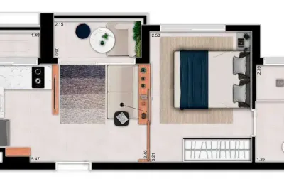 Apartamento para venda em são paulo, vila buarque, 1 dormitório, 1 suíte, 1 banheiro
