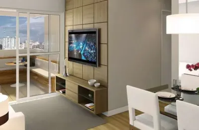 Apartamento para venda em santo andré, vila guaraciaba, 2 dormitórios, 1 banheiro, 2 vagas