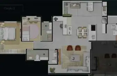 Apartamento para venda em santo andré, campestre, 2 dormitórios, 2 suítes, 1 banheiro, 2 vagas