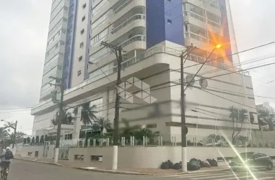 Raridade!!! apto. 03 dorms. (03 suites) sacada gourmet, vista mar lateral, 02 vagas. guilhermina, praia grande sp.