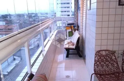 Apartamento na praia da aviação. 02 dorms.(01 suite) 01 vaga, 86,24 m², amplo lazer. praia grande sp.