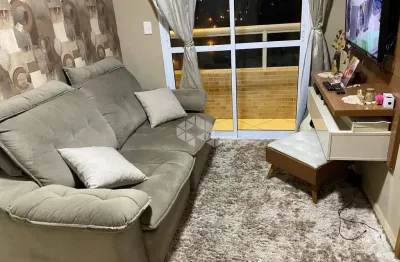 Apartamento mobiliado na praia. 01 dorm. 01 vaga de garagem, 48,00 m². aviação, praia grande sp.