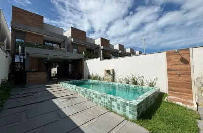Linda casa à  venda no liberty, eusébio, porteira fechada e com piscina por apenas r$650.000