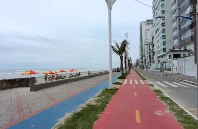 Apartamento no Centro de Mongaguá com uma bela vista para o mar