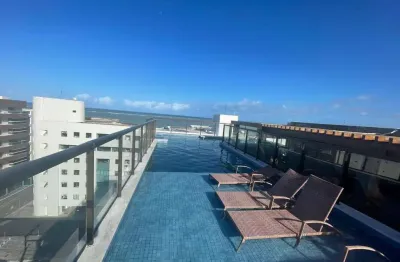 Apartamento para locação em cabedelo, ponta de campina, 1 dormitório, 1 suíte, 1 banheiro, 1 vaga