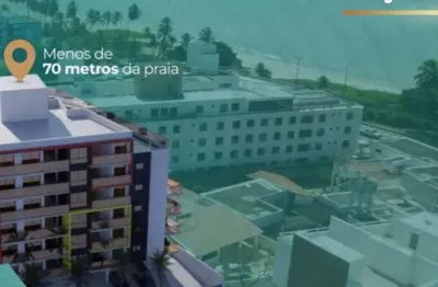 Flat para venda em joão pessoa, cabo branco, 1 dormitório, 1 suíte, 1 banheiro, 1 vaga