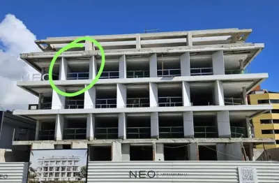Flat para venda em cabedelo, ponta de campina, 1 dormitório, 1 suíte, 1 banheiro, 1 vaga