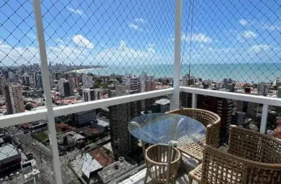 Apartamento para venda em joão pessoa, manaíra, 4 dormitórios, 3 suítes, 4 banheiros, 2 vagas