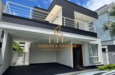 Condomínio aruã eco park - sobrado para locação com fundo reserva no condominio aruã eco park em mogi das cruzes/sp