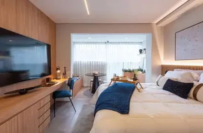 Apartamento tipo para venda em vila clementino com 1 quarto, sendo 1 suíte, 46m²