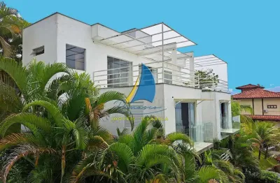 Imperdível! casa de luxo à venda em ilhabela-sp, bairro siriuba: 3 suítes, 2 salas, 5 banheiros, vista para o mar, 409m².