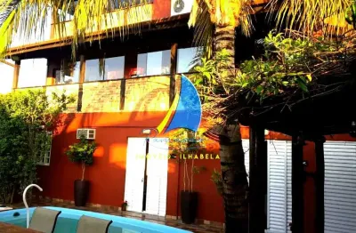 Casa com vista para o mar - excelente investimento - região central de ilhabela