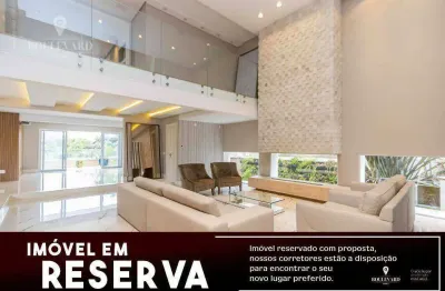 Casa sofisticada com piscina, com 5 suítes  à venda, 780 m² por r$ 5.950.000 - jardim das américas - curitiba/pr