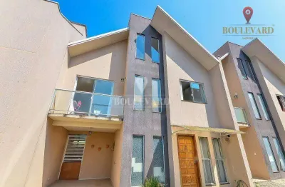 Sobrado triplex no residencial kost, com 4 dormitórios à venda, 142 m² por r$ 650.000 - hauer - curitiba/pr