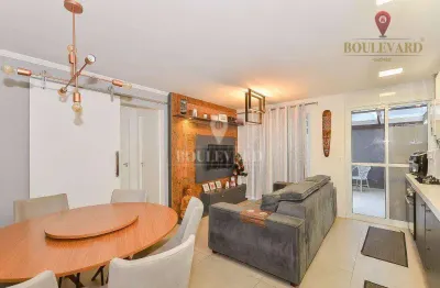 Apartamento garden semi-mobiliado no residencial erthal palace, com 2 dormitórios à venda, 47 m² por r$ 499 .000 - guaíra - curitiba/pr