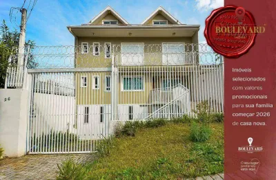 Sobrado quadriplex com 3 dormitórios à venda, 276m² por r$ 780.000 - guabirotuba - curitiba/pr