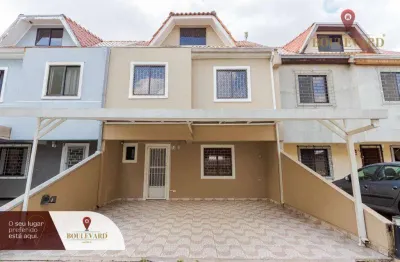 Sobrado  em condomínio fechado com 3 dormitórios à venda, 125 m² por r$ 499.000 - boqueirão - curitiba/pr