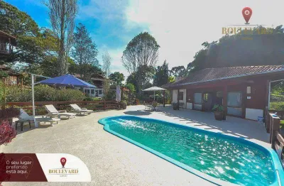 Chácara/pousada rural com lago e  chalés à venda, 20790 m² por r$ 3.650.000 - faxina - são josé dos pinhais/pr