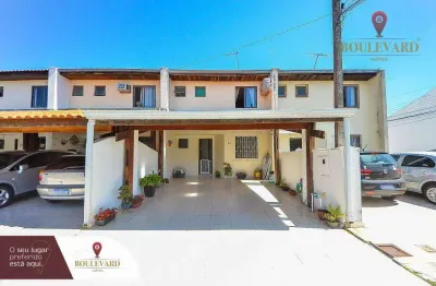 Sobrado no residencial renoir, com 3 dormitórios à venda, 130m² por r$ 575.000 - cajuru - curitiba/pr