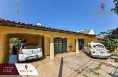 Casa térrea com 3 dormitórios à venda, 175 m² por r$ 880.000 - boqueirão - curitiba/pr