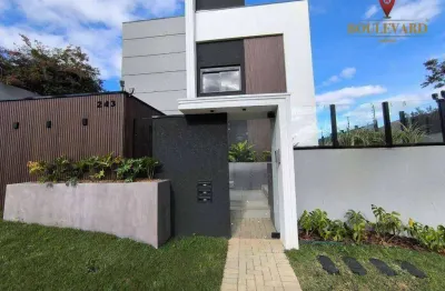 Casas no residencial wish townhouses, com 3 dormitórios à venda, 220 m² por r$ 1.550.000 - seminário - curitiba/pr