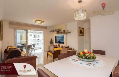 Apartamento mobiliado no the square com 3 suítes à venda, 126 m² por r$ 1.390.000 - portão - curitiba/pr