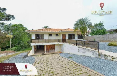 Casa com área verde e 3 dormitórios à venda, 170 m² por r$ 2.499.000 - embu - colombo/pr