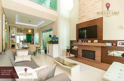 Casa com piscina aquecida e 3 dormitórios à venda, 330 m² por r$ 2.900.000 - uberaba - curitiba/pr