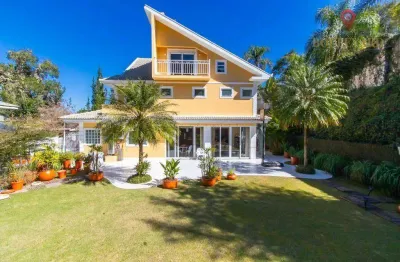 Casa em condompinio fechado com 4 dormitórios à venda, 348 m² por r$ 3.990.000 - mossunguê - curitiba/pr