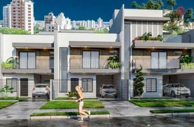 Sobrado novo com 3 dormitórios à venda, 131 m² por r$ 880.000 - alto tarumã - pinhais/pr