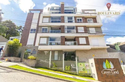 Apartamento garden no edifício green land, com 2 dormitórios à venda, 65 m² por r$ 640.000 - uberaba - curitiba/pr