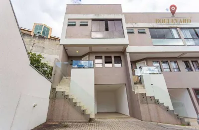 Sobrado em condomínio fechado com 3 dormitórios à venda, 138 m² por r$ 960.000 - guabirotuba - curitiba/pr