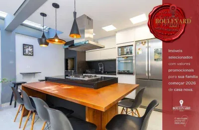 Sobrado no residencial le vilette, com 3 dormitórios à venda, 120 m² por r$ 635.550 - uberaba - curitiba/pr