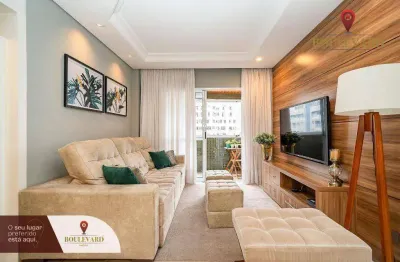Apartamento no edifício solar de leiria com 3 dormitórios à venda, 120 m² por r$ 850.000 - cristo rei - curitiba/pr
