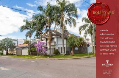 Casa de esquina com 4 dormitórios à venda, 308 m² por r$ 1.605.500 - jardim das américas - curitiba/pr