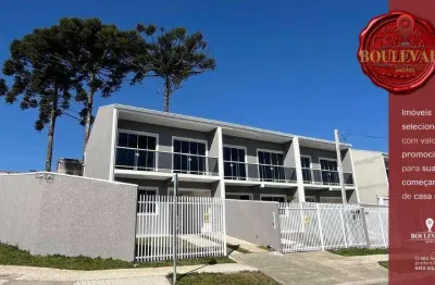 Sobrado de esquina com 3 dormitórios à venda, 87 m² por r$ 550.000 - alto boqueirão - curitiba/pr