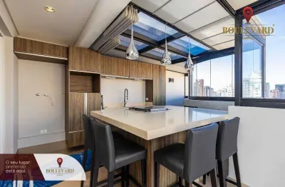 Cobertura com 2 dormitórios à venda, 101 m² por r$ 1.098.000,00 - água verde - curitiba/pr