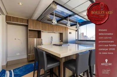 Cobertura residencial 3161 com 2 dormitórios à venda, 101 m² por r$ 999.900 - água verde - curitiba/pr