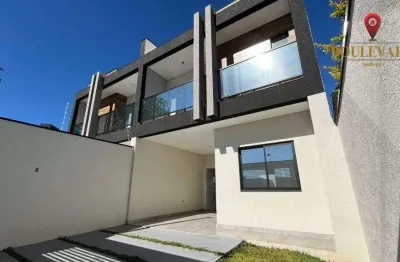 Sobrado com quintal 3 suítes à venda, 160 m² por r$ 1.190.000 - centro - são josé dos pinhais/pr