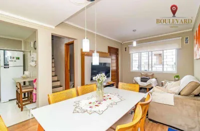 Sobrado no residencial torino ii, com 3 suítes à venda, 129 m² por r$ 660.000 - uberaba - curitiba/pr