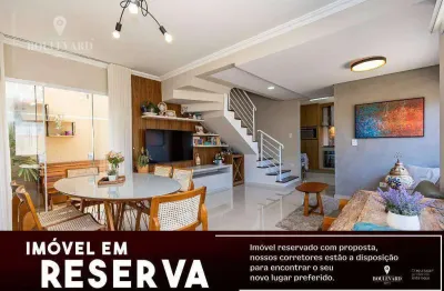 Sobrado mobiliado com 3 suítes à venda, 123 m² por r$ 729.000 - santo inácio - curitiba/pr